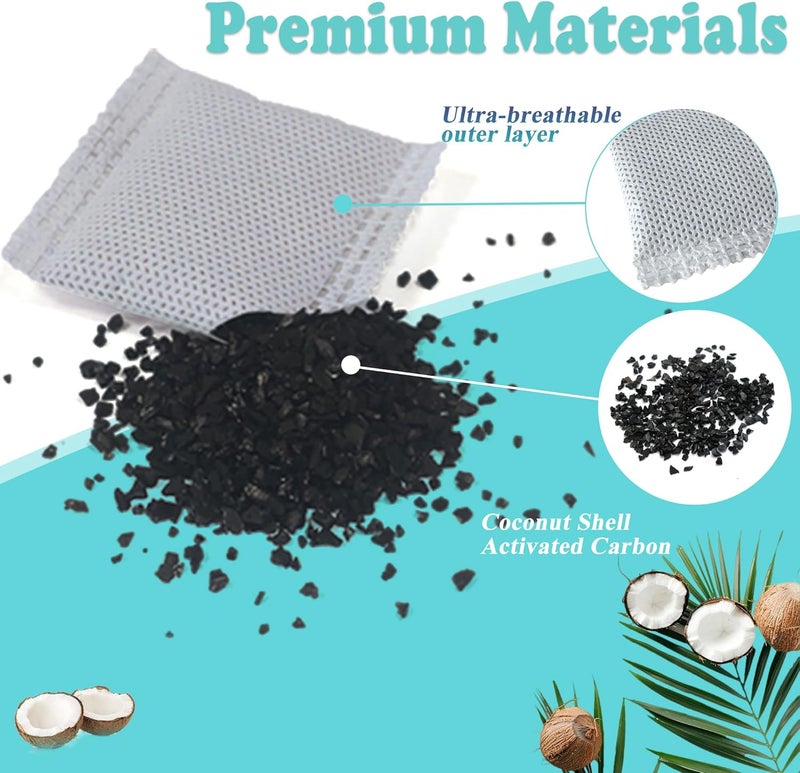 NEWKEY 12 PCS Odor Eliminator for PuraMax Self-Cleaning Cat Litter Box, Natural Activated Charcoal Refills, Cat Toilet Odor Control, Cat Litter Deodorizer Compatible with PETKIT Automatic Litter Box - Image 5